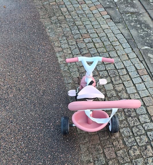 Smoby Trehjuling Cykel Rosa