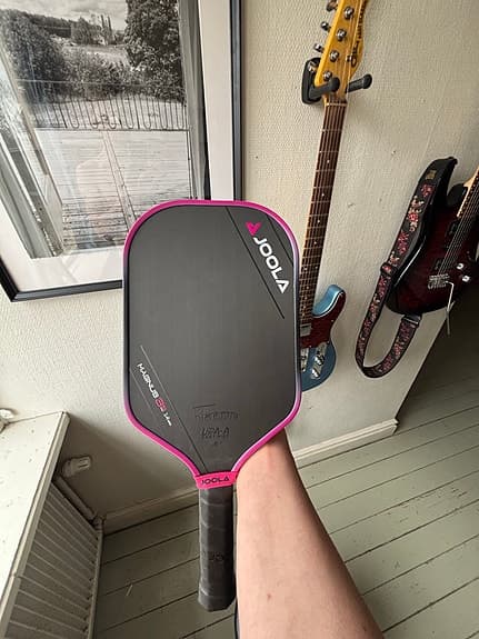 Joola Magnus 3 14 mm pickleballrack svart/rosa
