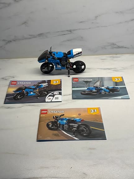 LEGO Creator  nr 31114 motorcykel 3-i-1 byggset