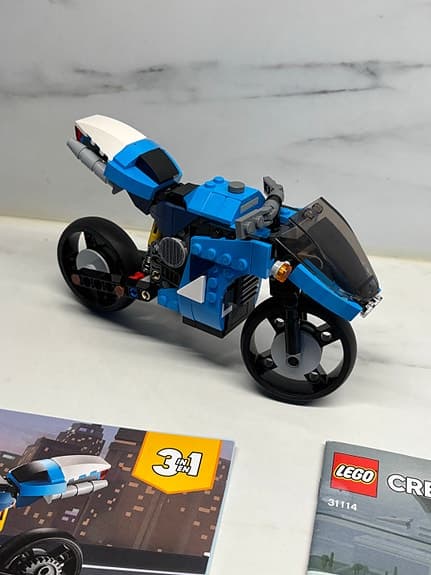 LEGO Creator  nr 31114 motorcykel 3-i-1 byggset