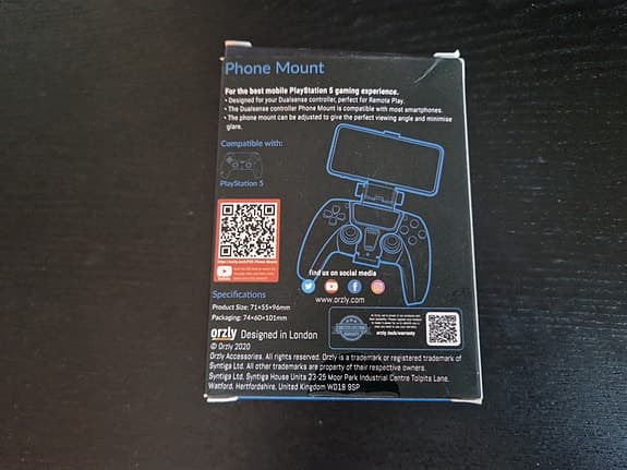 Orzly PS5 Controller mobil spelklämma