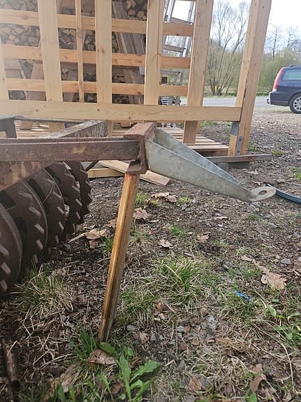 Ringvält för åkgräsklippare