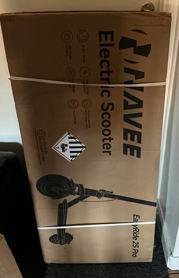 Navee Easyride 25 Pro elscooter svart NY I KARTONG!