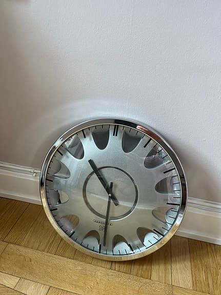 Väggklocka fälgdesign