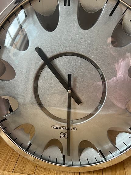 Väggklocka fälgdesign