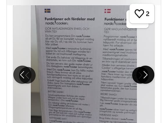 Oanvänd slow cooker