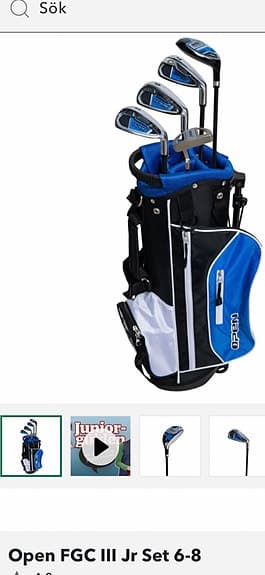 Golfset junior - FGC III Jr Set 6-8 - Grafit