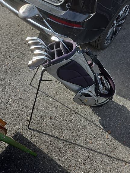 Golfset med bag och klubbor Dam