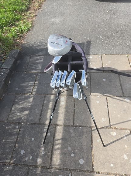 Golfset med bag och klubbor Dam