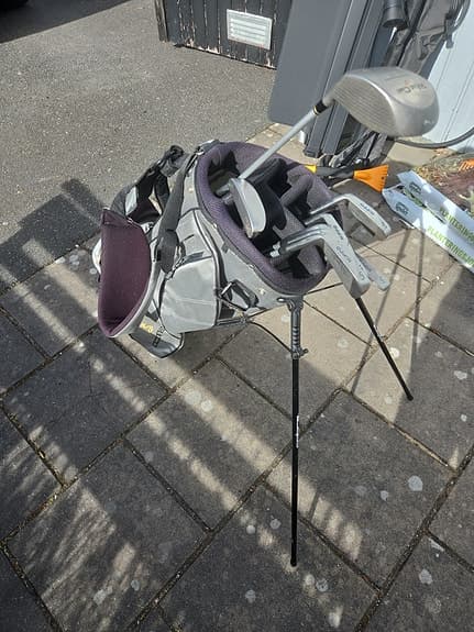 Golfset med bag och klubbor Dam