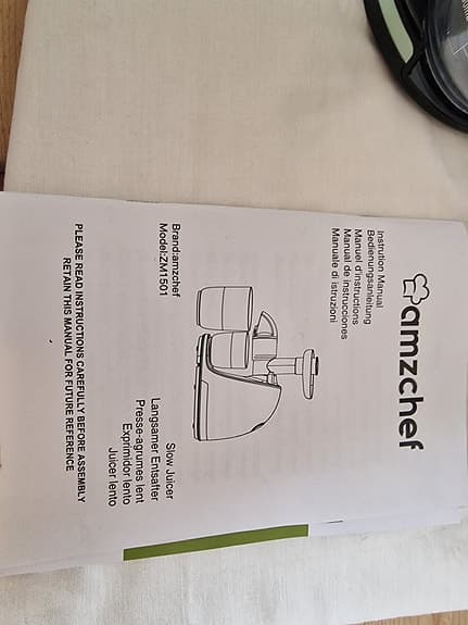 Slow juicer Använd 1 gång juicepress