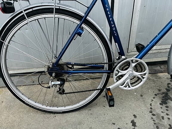 Skeppshult Elit herrcykel 28" blå, 24 vxl.