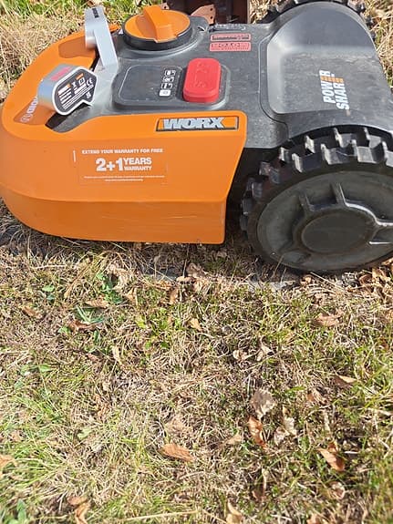 Worx robotgräsklippare orange