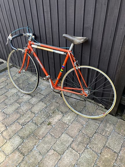 Crescent tävlingscykel – “Världsmästarcykeln” 1975 (originalskick)