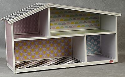 Två Lundby dockhus/dockskåp