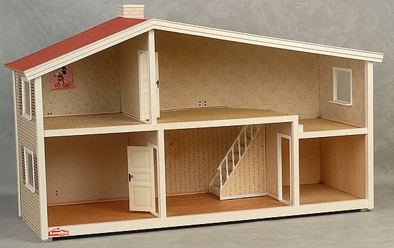 Två Lundby dockhus/dockskåp