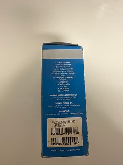 Shimano Deore CS-HG61 kassett 9-delad