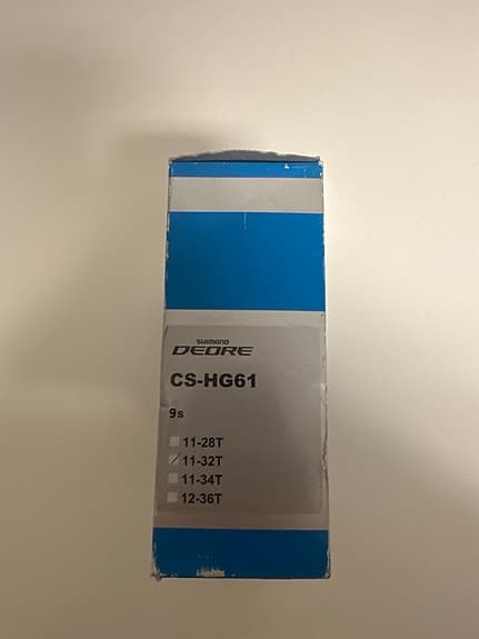 Shimano Deore CS-HG61 kassett 9-delad