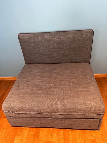 IKEA Vallentuna bäddsoffa med ryggstöd