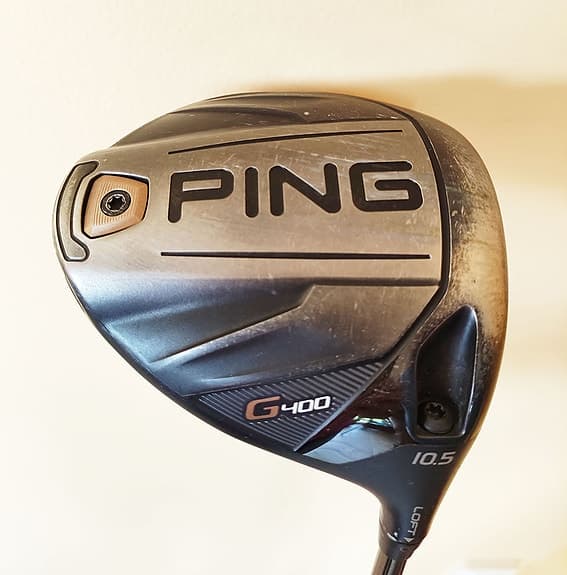 Golfklubba Driver PING G 400, Loft 10,5 grader, ställbar