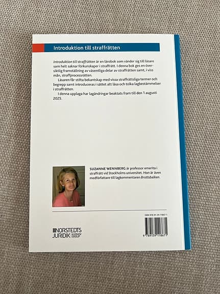 Introduktion till straffrätten – juridikbok Norstedts Juridik