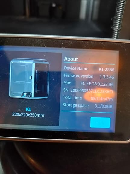 creality k1 3d-printer