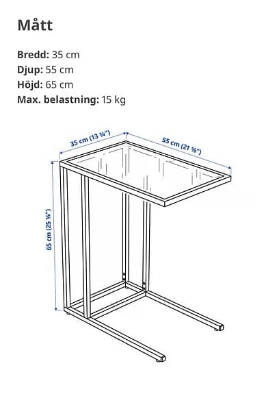 VITTSJÖ Laptopställ