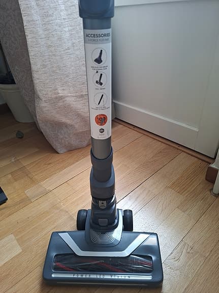 OBH skaftdammsugare röd/grå