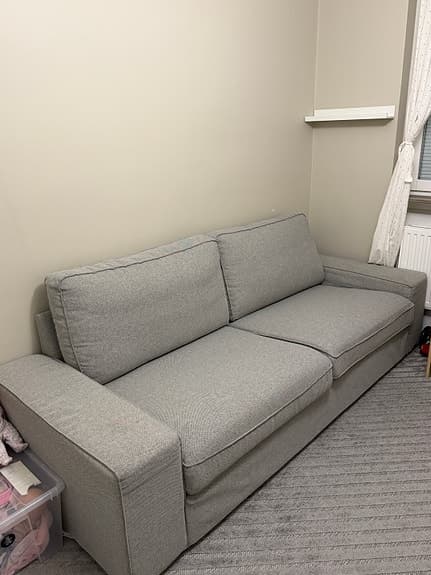 IKEA KIVIK soffa 3-sits  Grå