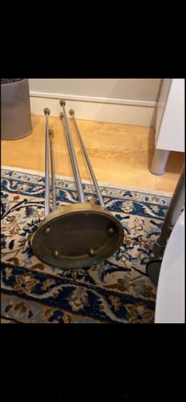 5-armad ljushållare i mässing