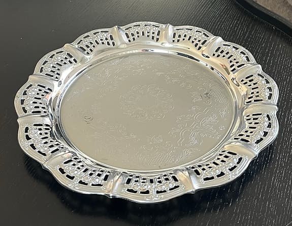Tre stycken silverfat