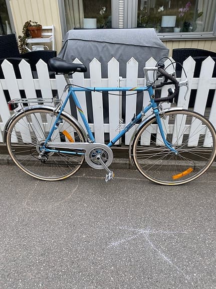 Crescent landsvägscykel 59 cm 28" herr blå