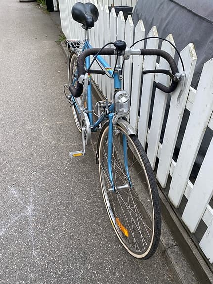 Crescent landsvägscykel 59 cm 28" herr blå