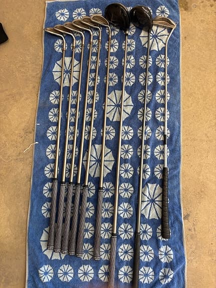 Cobra King 454 Comp + ERC Fusion golfklubbor set