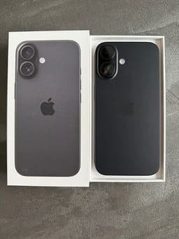 Apple iPhone 16 128 GB svart