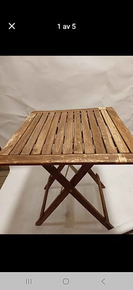 Fällbart utomhus/ balkongbord