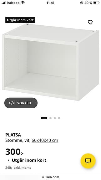 Platsa förvaring