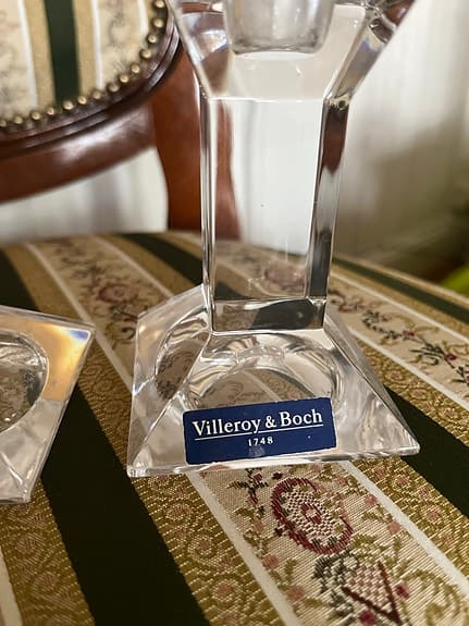 Villeroy & Boch ljusstakar i glas