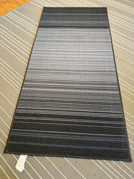 Jysk matta gångmatta grå/svart/beige