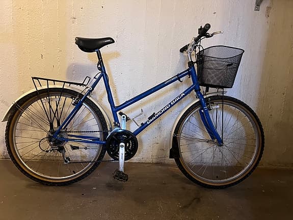 Diamond Back dam mountainbike 26" M blå