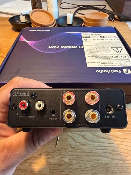 Fosi Audio V3 HiFi förstärkare (stereo)