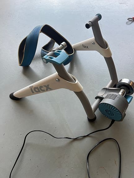 Tacx Flow Smart cykeltrainer blå/grå