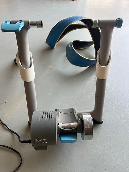 Tacx Flow Smart cykeltrainer blå/grå