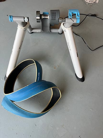 Tacx Flow Smart cykeltrainer blå/grå