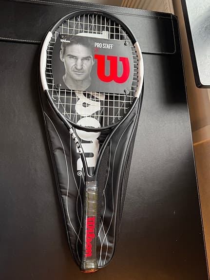 Wilson Pro Staff tennisracket 26” svart/vit