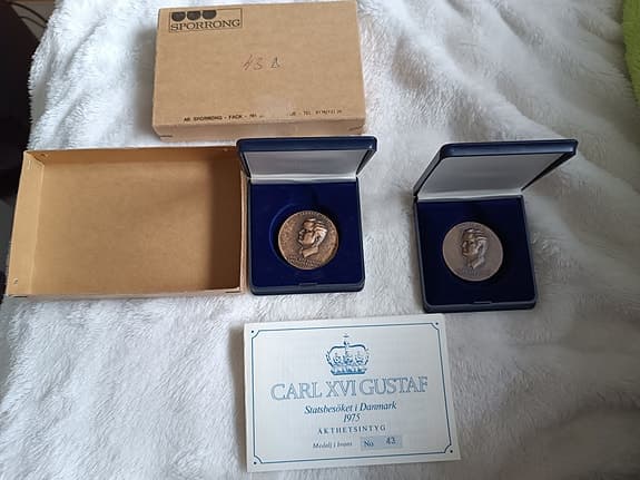 Carl XVI Gustaf minnesmedaljer brons