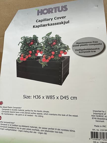 2 st planteringslådor
