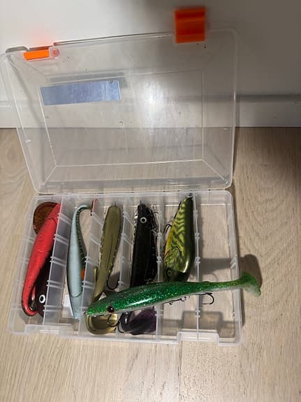 Bete och drag för fiska Gädda