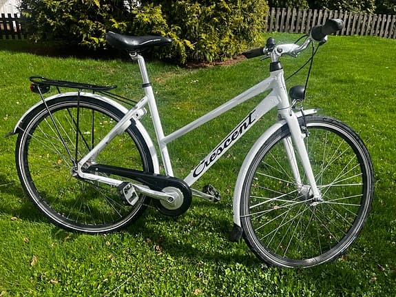 Crescent dam stadscykel 28" M vit