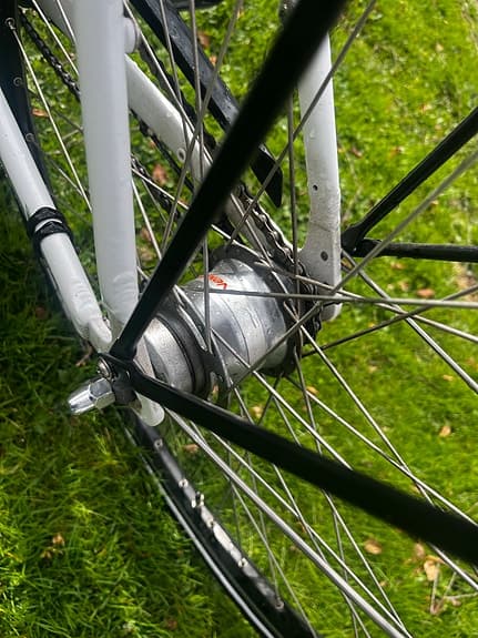 Crescent dam stadscykel 28" M vit